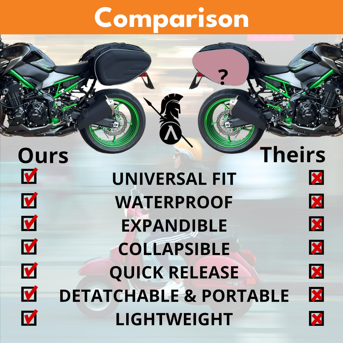 Spartan.ist Rear-Seat Soft Pannier Set