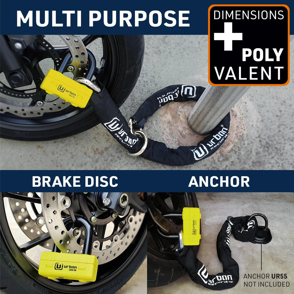 Urban Security Chain and Mini U-Lock Kit