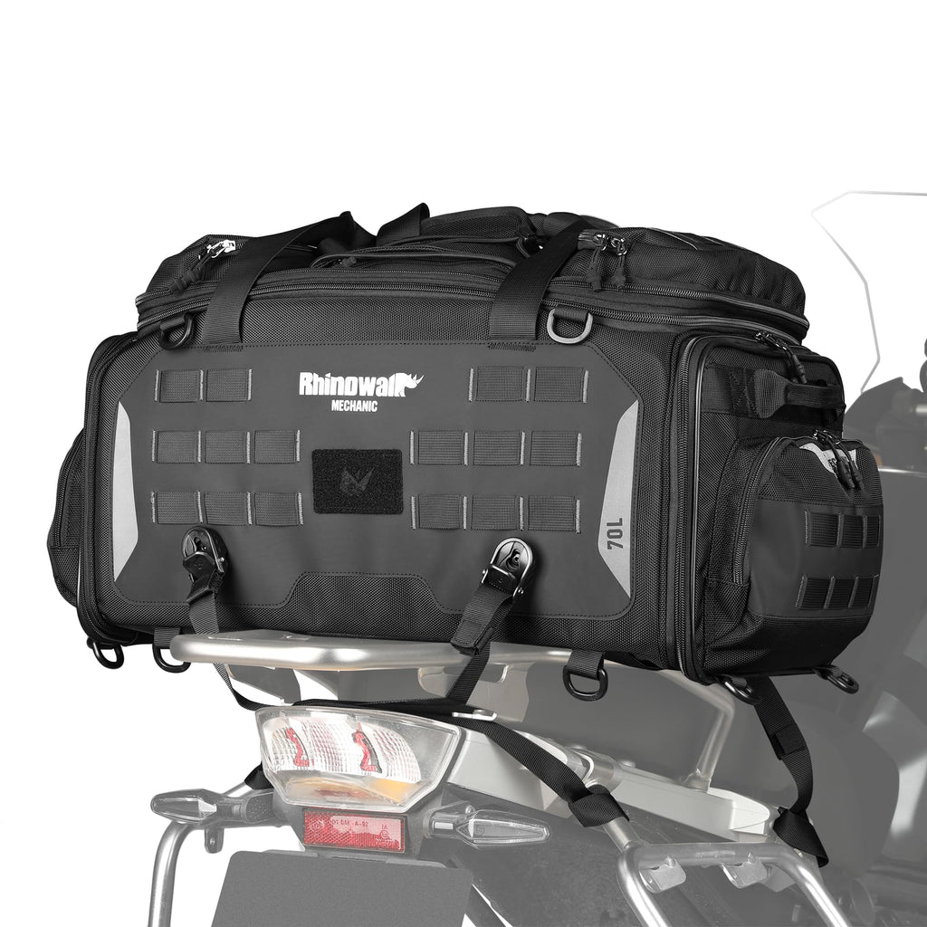 Rhinowalk Expandable Motorcycle Tail Bag