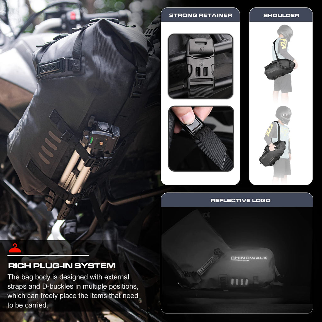 Rhinowalk Waterproof Motorcycle Saddlebags
