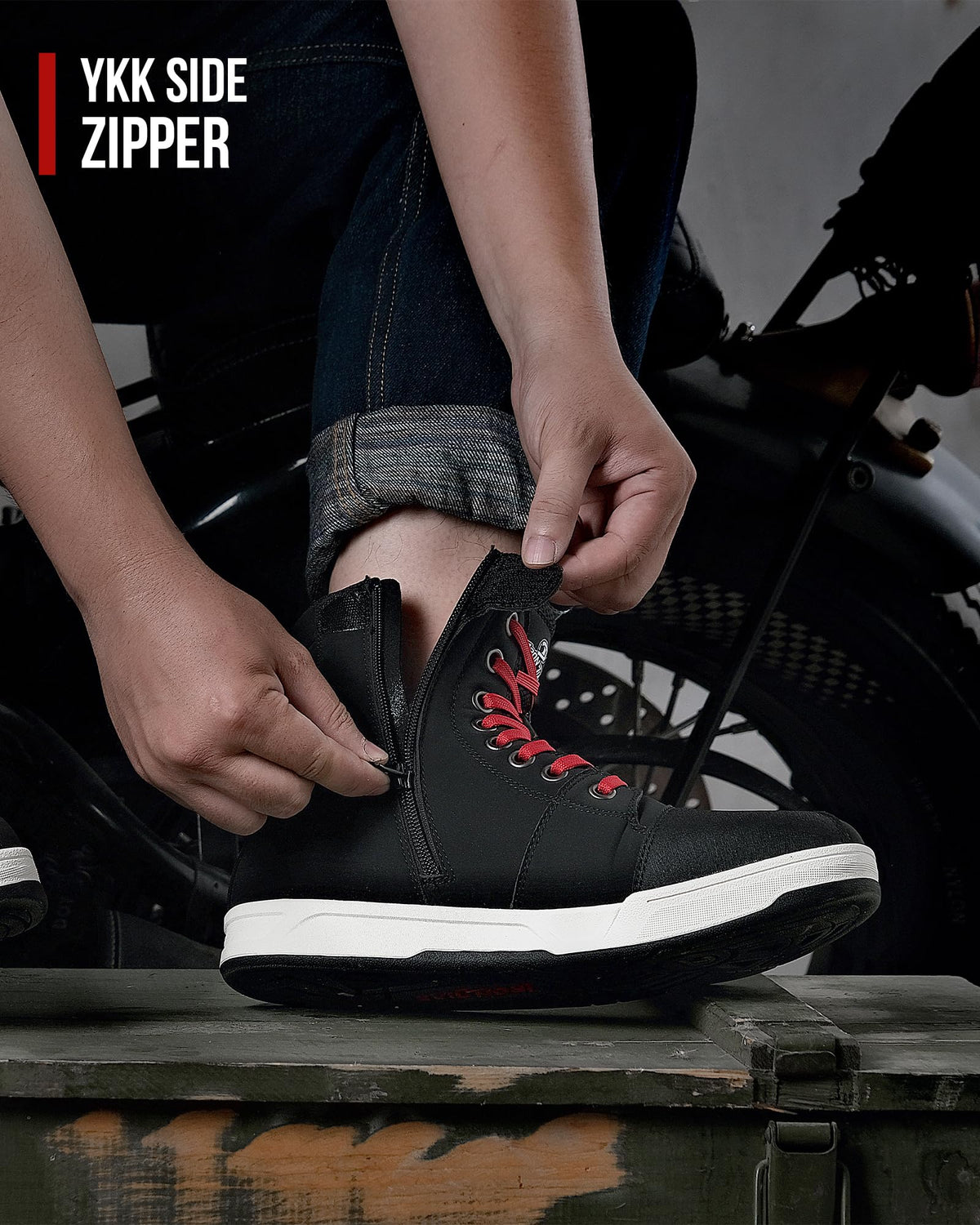 BORLENI Protective Motorcycle Riding Shoes