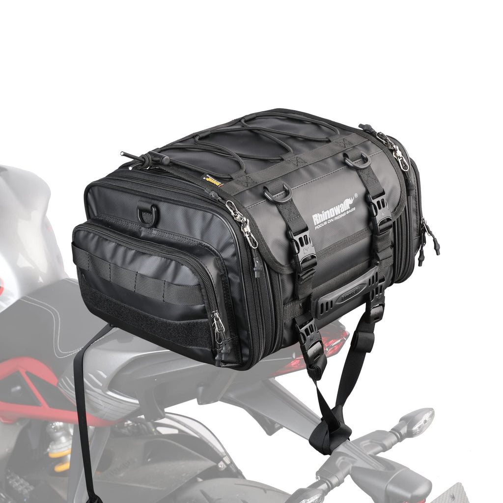Rhinowalk Expandable Motorcycle Tail Bag