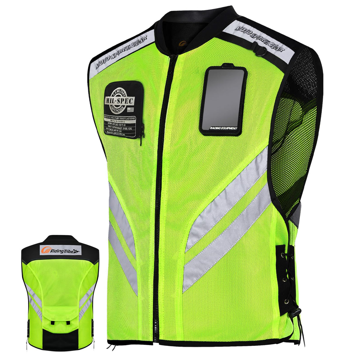 HONTIUS Reflective Motorcycle Safety Vest