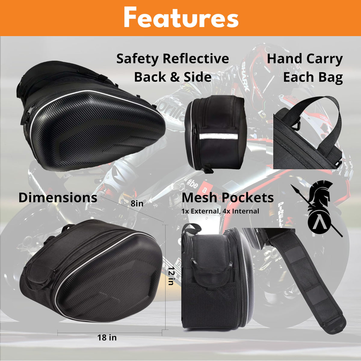 Spartan.ist Rear-Seat Soft Pannier Set
