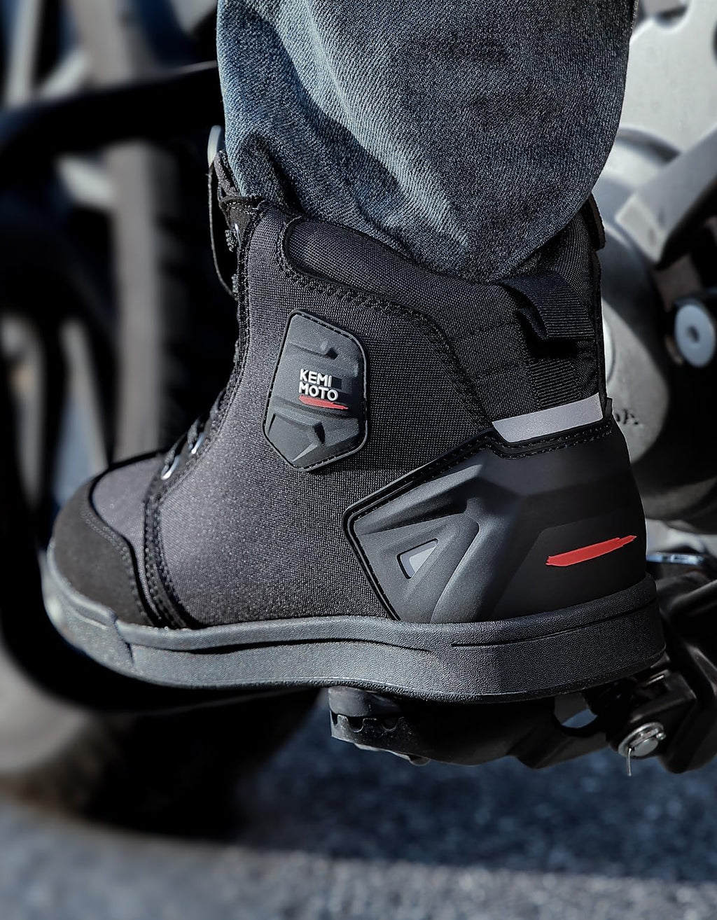KEMIMOTO Fleece-Lined Motorcycle Shoes