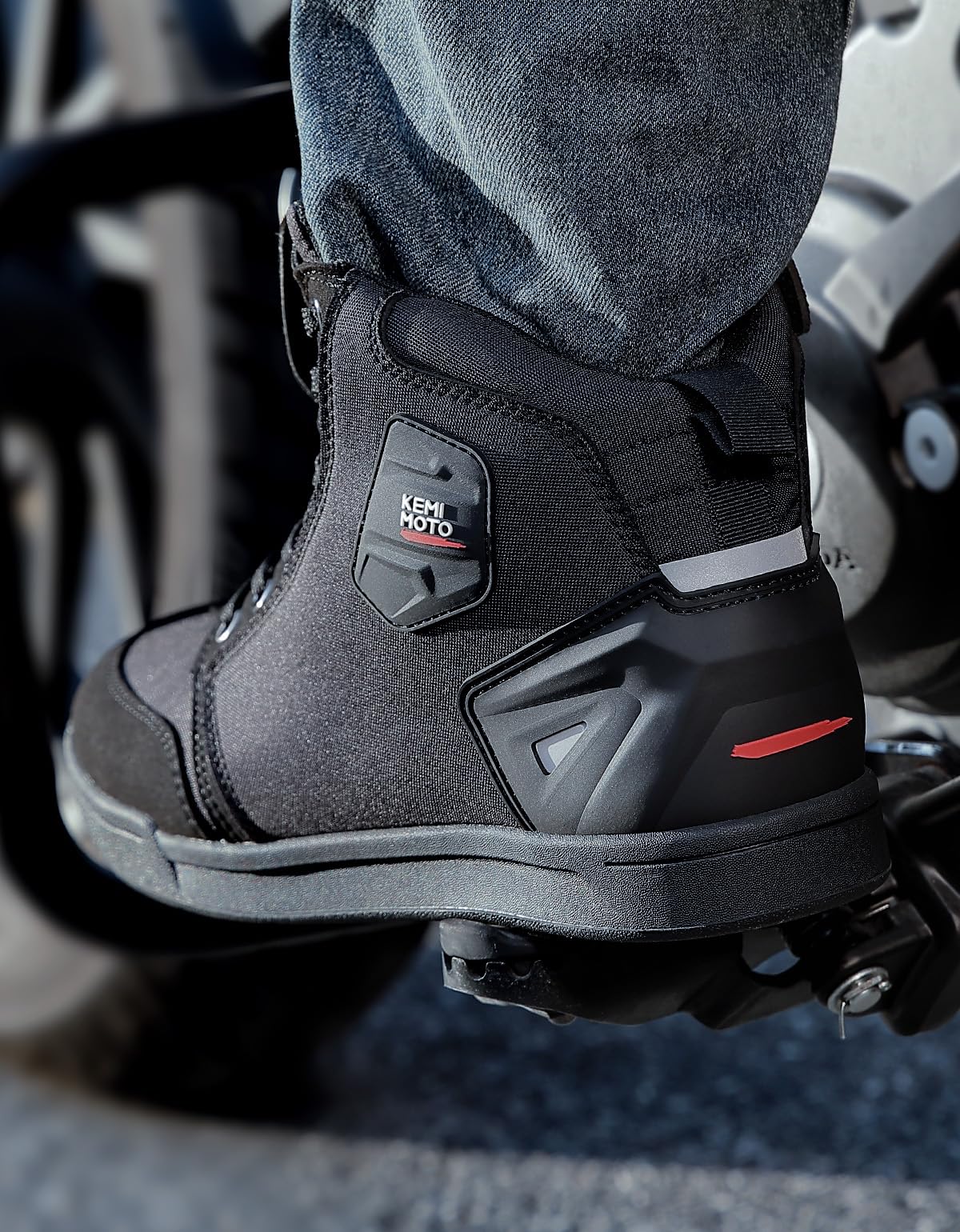 KEMIMOTO Fleece-Lined Motorcycle Shoes