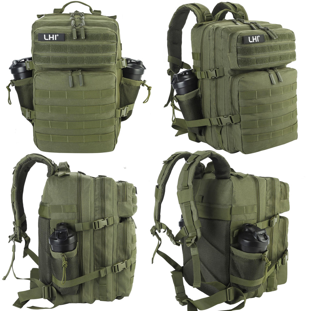 LHI 45L MOLLE Tactical Riding Backpack